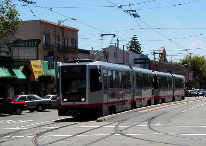 San Francisco MUNI Breda streetcar